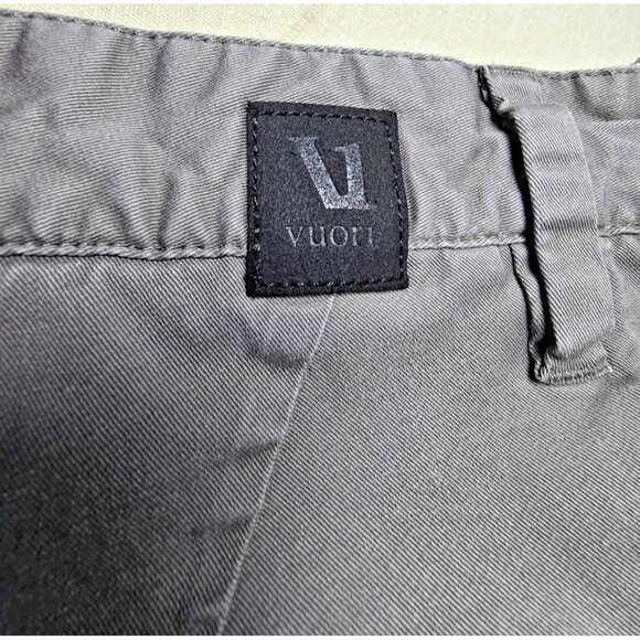 Vuori Collins Chino Stretch Twill Pants Men's 34 Black V433 Performance Casual - Picture 10 of 16